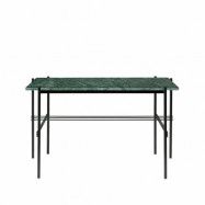 GUBI TS Desk skrivbord Grön marmor-svartlackerat stål