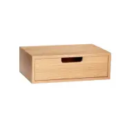 Hübsch - Hide Drawer Box Natural