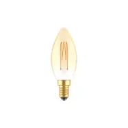 LED-lampa Golden Carbon Line Cage 3,5W E14 kronljus dimbar