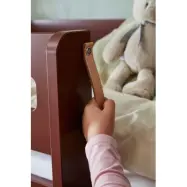 Manis-H Ash Högsäng med designsänggrind - 160 cm - 90x160