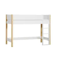 Manis-H Ash Högsäng med klassisk sänggrind - 200 cm - 90x200