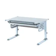 NORDIC LIVING COLLECTION Scalare-skrivbord med låda med tryckfunktion, höjdjusterbart med tippbart hyllplan