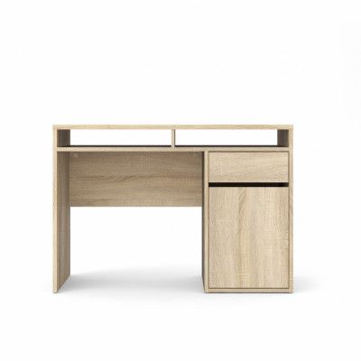 TVILUM Function Plus Skrivbord - Tryffelträ, med 1 Lucka och 1 Låda