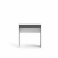 TVILUM Funktion Plus skrivbord - vit/grå, med 1 låda
