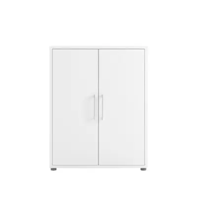 TVILUM Prima skänk - vit laminat, 2 dörrar