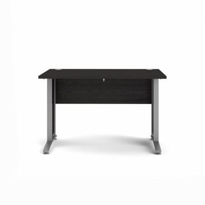 TVILUM Prima Skrivbord - Svart Askfanér, 80 x 120 cm