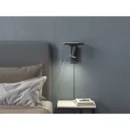 Tyson USB Vägglampa Left Black Belid - Vardagsrum - Metall