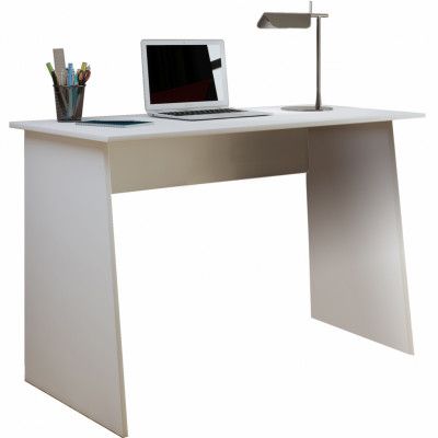 VCM NORDIC Masola Maxi skrivbord - vitt trä (110x50)
