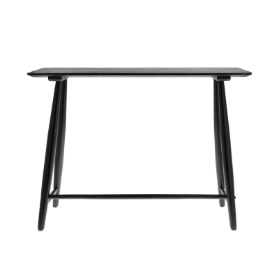 VILLA COLLECTION Bast skrivbord, rektangulärt - svart ek