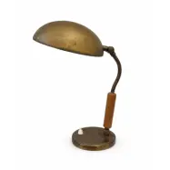 Vintage by Bright 1-2-3 Bordslampa Mässing, Mässing&Trä 35cm