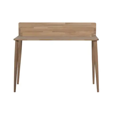 WOOOD Leva skrivbord, m. 2 smala rum - naturlig ek