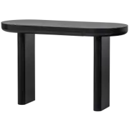 WOOOD MAEL SKRIVBORD/SIDOBORD FANÉR SVART