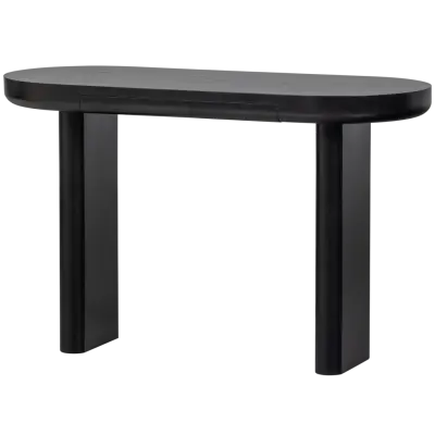 WOOOD MAEL SKRIVBORD/SIDOBORD FANÉR SVART