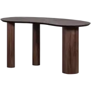 WOOOD Sun Organic Sidobord/SkrivbordÅtervunnen Teak Brun