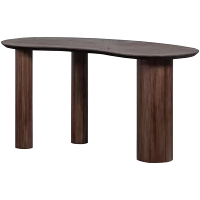 WOOOD Sun Organic Sidobord/SkrivbordÅtervunnen Teak Brun