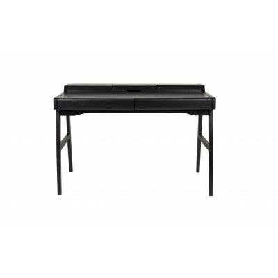 ZUIVER Kaat skrivbord, w. 2 lådor - svart ekfanér och ask (120x70)