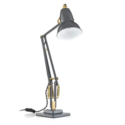 Anglepoise - Original 1227 bordslampa, grå/mässing –