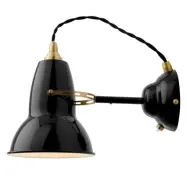 Anglepoise - Original 1227 Brass Vägglampa Jet Black