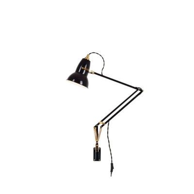Anglepoise - Original 1227 Brass Vägglampa med fäste Jet Black