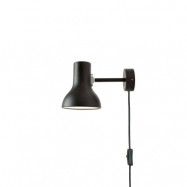 Anglepoise - Type 75 Mini Vägglampa w/Cable Jet Black