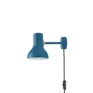 Anglepoise - Type 75 Mini vägglampa med kontakt, blå