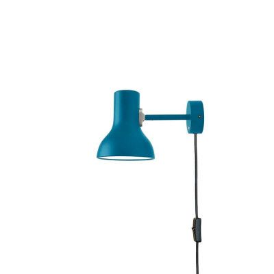 Anglepoise - Type 75 Mini vägglampa med kontakt, blå