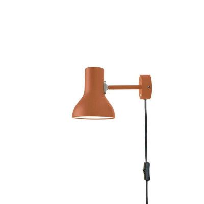Anglepoise - Type 75 Mini vägglampa med stickkontakt, rostbrun