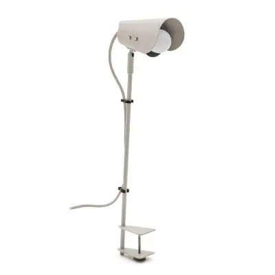 KAVE HOME Jula skrivbordslampa med klämma i grå metall
