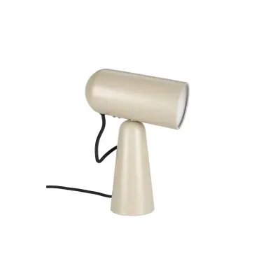 WHITE LABEL LIVING Vesper skrivbordslampa - beige järn