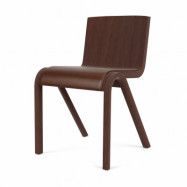Audo Copenhagen Ready stol klädd sits Red oak-Dakar 0329 Brown