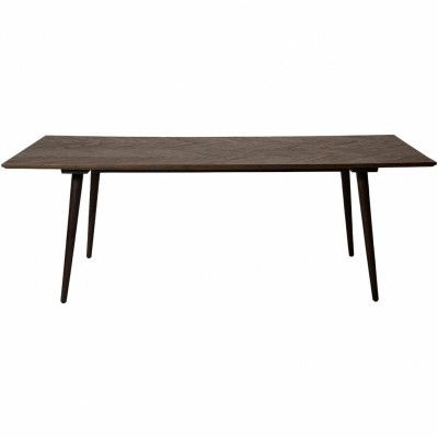 DAN-FORM Bone Matbord - BruntÅtervunnet Almträ och Trä (220 x 100 cm)