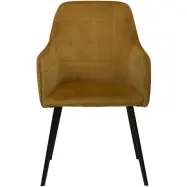 DAN-FORM Embrace f&aring;t&ouml;lj - bronsvelour och svart st&aring;l