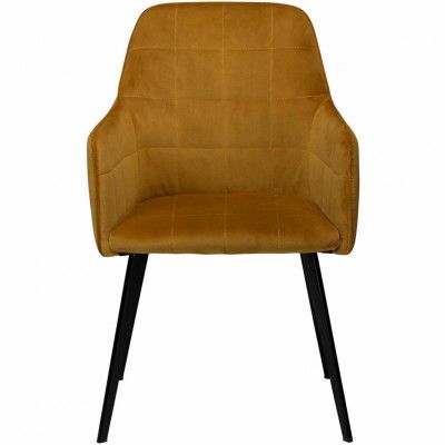 DAN-FORM Embrace fåtölj - bronsvelour och svart stål