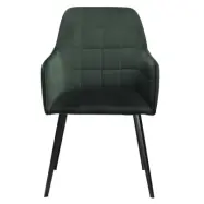 DAN-FORM Embrace f&aring;t&ouml;lj - gr&ouml;n velour och svart st&aring;l