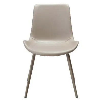 DAN-FORM Hype matbordsstol - kashmir konstläder och kashmirstål