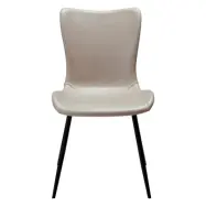 DAN-FORM Medusa matbordsstol - kashmir konstläder och svart stål