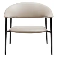 DAN-FORM Rover f&aring;t&ouml;lj, med armst&ouml;d - kashmir konstl&auml;der och svart st&aring;l