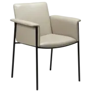 DAN-FORM Vale f&aring;t&ouml;lj - kashmir konstl&auml;der och svart st&aring;l