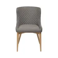 DAN-FORM Vetro f&aring;t&ouml;lj - ljusbrunt tyg och naturlig ek