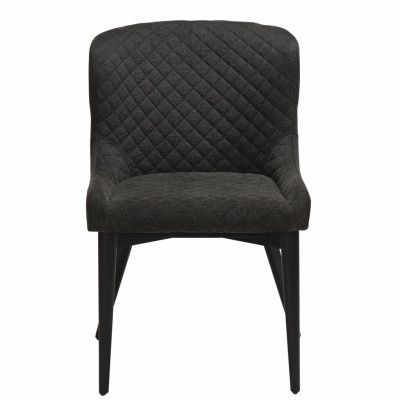 DAN-FORM Vetro fåtölj - svart tyg och svart ek