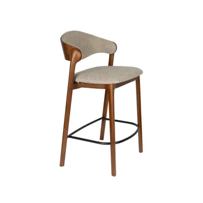 DUTCHBONE barstol Babington valnöt