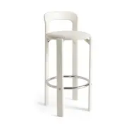 HAY Rey klädd barstol Mode 011-cream white