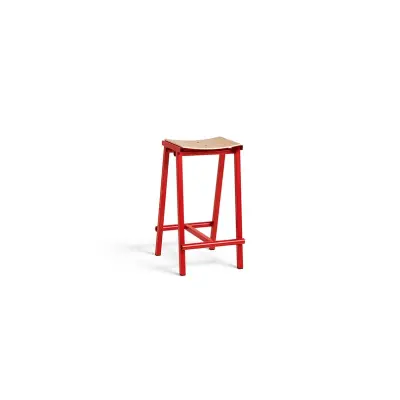 HAY - Taburete 8 Bar Stool Low Signal Red