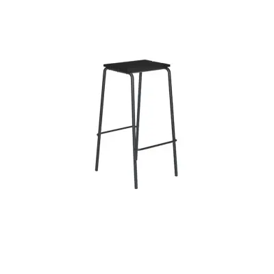 Hübsch - Stilt Barstool Black