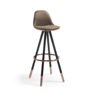 KAVE HOME Brun Lamell barstol höjd 75 cm