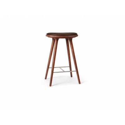 Mater - High Stool H69 Brown Stained Beech
