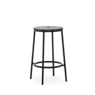 Normann Copenhagen - Circa Barstol H65 Black Steel/Black Oak-