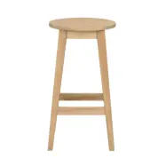 ROWICO Austin barstol, med fotstöd - naturlig ek