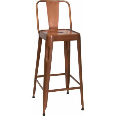 TRADEMARK LIVING barstol - antik koppar