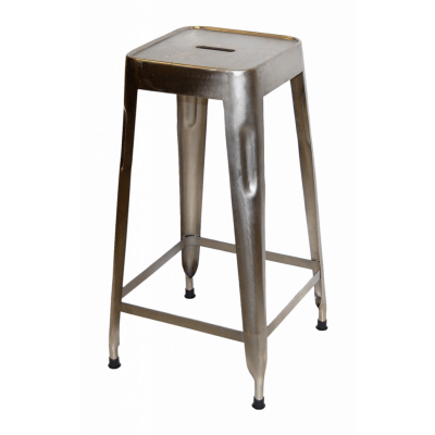 TRADEMARK LIVING barstol - glänsande järn